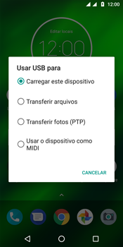 Transferir dados do telefone para o computador (Windows) - Motorola Moto G6 Plus - Passo 4