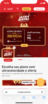 Como fazer uma busca por voz no Safari - Apple iOS 15 Apple iOS 15 - Passo 5