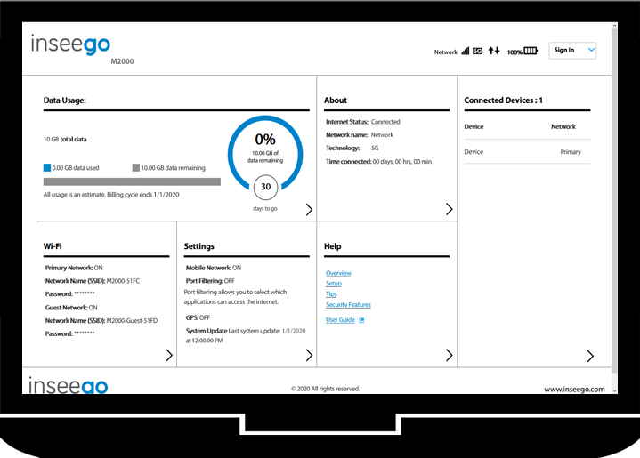 Overview of advanced settings Settings 5G MiFi M2000 TMobile Support