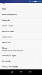 Como encontrar o número de IMEI do seu aparelho - Huawei Y6 - Passo 3