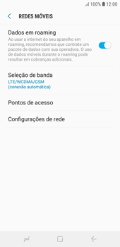 Como ativar e desativar o roaming de dados - Samsung Galaxy J4 Core - Passo 6
