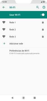 Como se conectar a uma rede Wi-Fi - Motorola Moto G7 Power - Passo 7