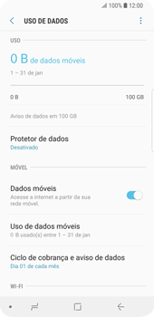Como ativar e desativar uma rede de dados - Samsung Galaxy S9 - Passo 6