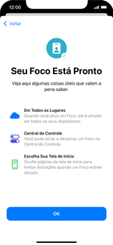 Como ativar o modo Foco - Apple iOS 15 Apple iOS 15 - Passo 17