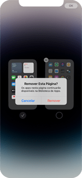 Como excluir uma página inicial - Apple iOS 16 Apple iOS 16 - Passo 6