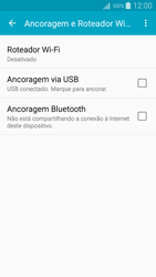 Como usar seu aparelho como um roteador de rede Wi-Fi - Samsung Galaxy A5 - Passo 5