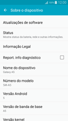 Como encontrar o número de IMEI do seu aparelho - Samsung Galaxy A5 - Passo 4