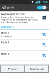 Como se conectar a uma rede Wi-Fi - LG Optimus L5 - Passo 8
