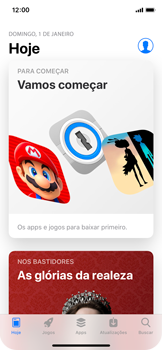 Como baixar aplicativos - Apple iOS 11 Apple iOS 11 - Passo 3
