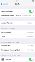 Como ativar e desativar uma rede de dados - Apple iOS 10 Apple iOS 10 - Passo 4