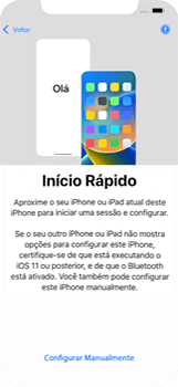 Como configurar pela primeira vez - Apple iOS 16 Apple iOS 16 - Passo 7