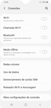 Como ativar e desativar o modo avião no seu aparelho - Samsung Galaxy A01 - Passo 5