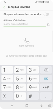 Como bloquear chamadas de um número específico - Samsung Galaxy S9 - Passo 7