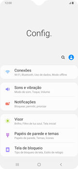 Como selecionar o tipo de rede adequada - Samsung Galaxy A20 - Passo 3