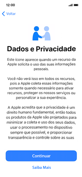 Como configurar pela primeira vez - Apple iOS 15 Apple iOS 15 - Passo 8