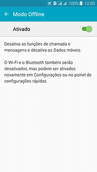 Como ativar e desativar o modo avião no seu aparelho - Samsung Galaxy J7 - Passo 6