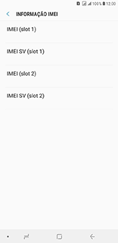 Como encontrar o número de IMEI do seu aparelho - Samsung Galaxy J8 - Passo 6