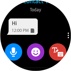 Samsung galaxy watch active 2 reply to text sale