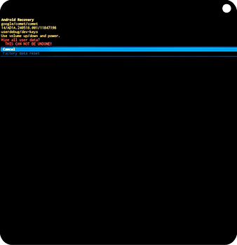 External factory reset | Pixel 9 Pro Fold | support