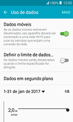 Como ativar e desativar uma rede de dados - Samsung Galaxy J1 - Passo 5