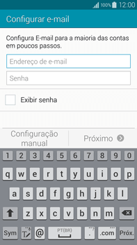 Como configurar seu celular para receber e enviar e-mails - Samsung Galaxy Note - Passo 5