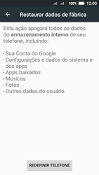 Como restaurar as configurações originais do seu aparelho - Lenovo Vibe C2 - Passo 6