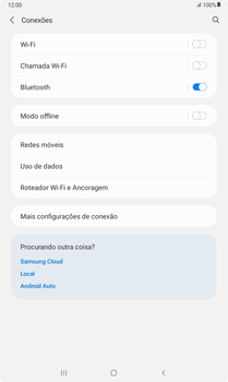 Como se conectar a uma rede Wi-Fi - Samsung Galaxy Tab A7 Lite - Passo 5
