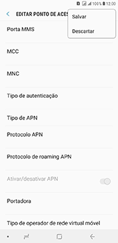 Como configurar a internet do seu aparelho (APN) - Samsung Galaxy J8 - Passo 16