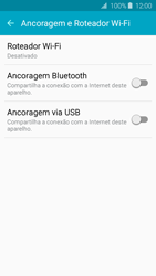 Como usar seu aparelho como um roteador de rede Wi-Fi - Samsung Galaxy J2 Duos - Passo 5