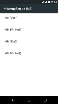 Como encontrar o número de IMEI do seu aparelho - Motorola Moto X Play - Passo 6