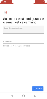 Como configurar seu celular para receber e enviar e-mails - Motorola One - Passo 20