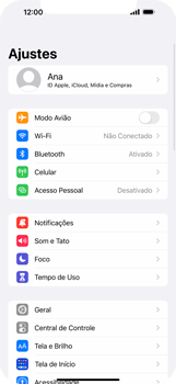 Como localizar o iPhone mesmo que esteja desligado - Apple iOS 16 Apple iOS 16 - Passo 2