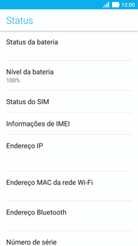 Como encontrar o número de IMEI do seu aparelho - Asus ZenFone 3 - Passo 5