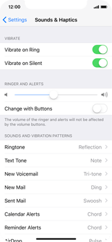 Silent and vibrate mode for messages | Media & Sound | iPhone X | T-Mobile  Support