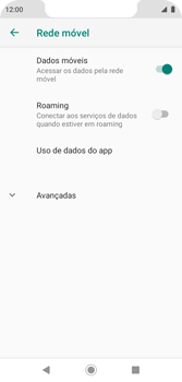 Como ativar e desativar o roaming de dados - Motorola Moto G7 Play - Passo 5