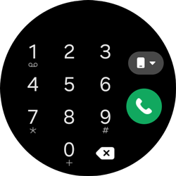 Como fazer uma ligação no Galaxy Watch - Samsung Galaxy Watch 7 - Passo 4