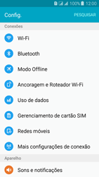 Como ativar e desativar uma rede de dados - Samsung Galaxy J3 Duos - Passo 4