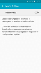 Como ativar e desativar o modo avião no seu aparelho - Samsung Galaxy S6 - Passo 5