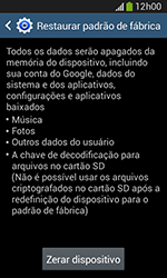 Como restaurar as configurações originais do seu aparelho - Samsung Galaxy Grand Neo - Passo 7