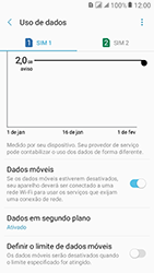 Como definir um aviso e limite de uso de dados - Samsung Galaxy J2 Prime - Passo 9