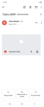 Como ativar o eSIM através do QR Code recebido via e-mail - Samsung Galaxy Z Flip - Passo 6