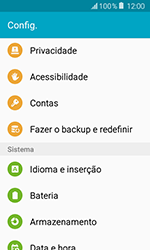 Como restaurar as configurações originais do seu aparelho - Samsung Galaxy J1 - Passo 4