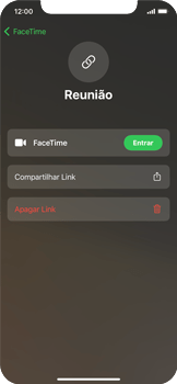 Como compartilhar um link do FaceTime - Apple iOS 15 Apple iOS 15 - Passo 11
