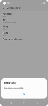 Como conectar à internet (APN automático) - Samsung Galaxy A21s - Passo 24