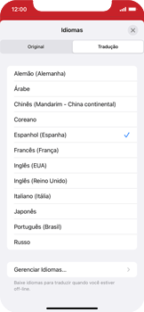 Como traduzir textos no Safari - Apple iOS 15 Apple iOS 15 - Passo 9