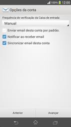 Como configurar seu celular para receber e enviar e-mails - Sony Xperia SP - Passo 18