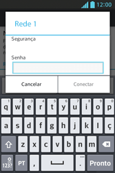 Como se conectar a uma rede Wi-Fi - LG Optimus L5 - Passo 7