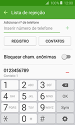 Como bloquear chamadas de um número específico - Samsung Galaxy J1 - Passo 11