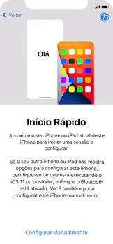 Como configurar pela primeira vez - Apple iOS 15 Apple iOS 15 - Passo 6