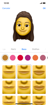 Como criar um Memoji - Apple iOS 15 Apple iOS 15 - Passo 25